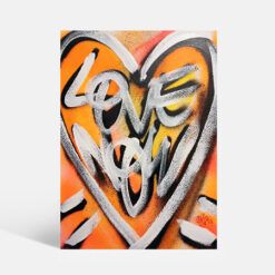 Connecting Heart Orange
